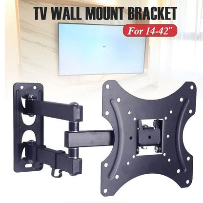 14 to 42 Inch Tilt TV Wall Bracket Mount Holder  Wall Arm Extension Cable Management Swivel